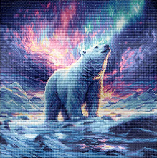 Cross Stitch Kit Luca-S - The Northern Lights, B712