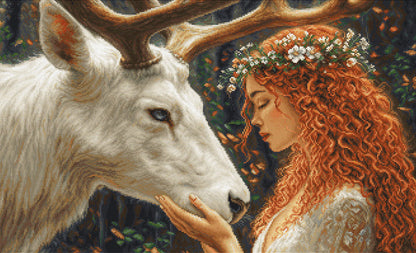 Petit Point Kit Luca-S GOLD - The Gentle Spirit of the Forest, G724