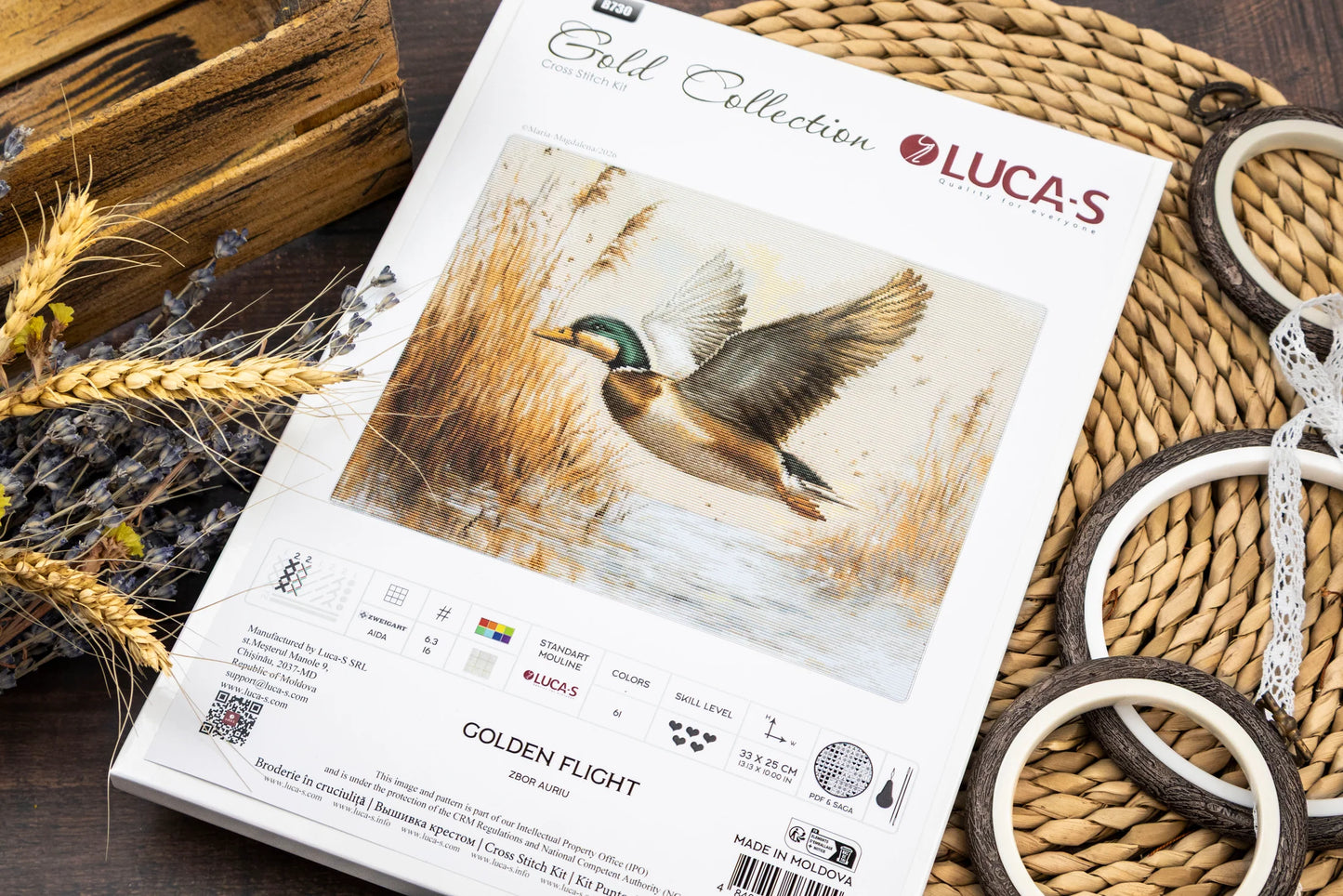 Petit Point Kit Luca-S GOLD - Golden Flight, G730