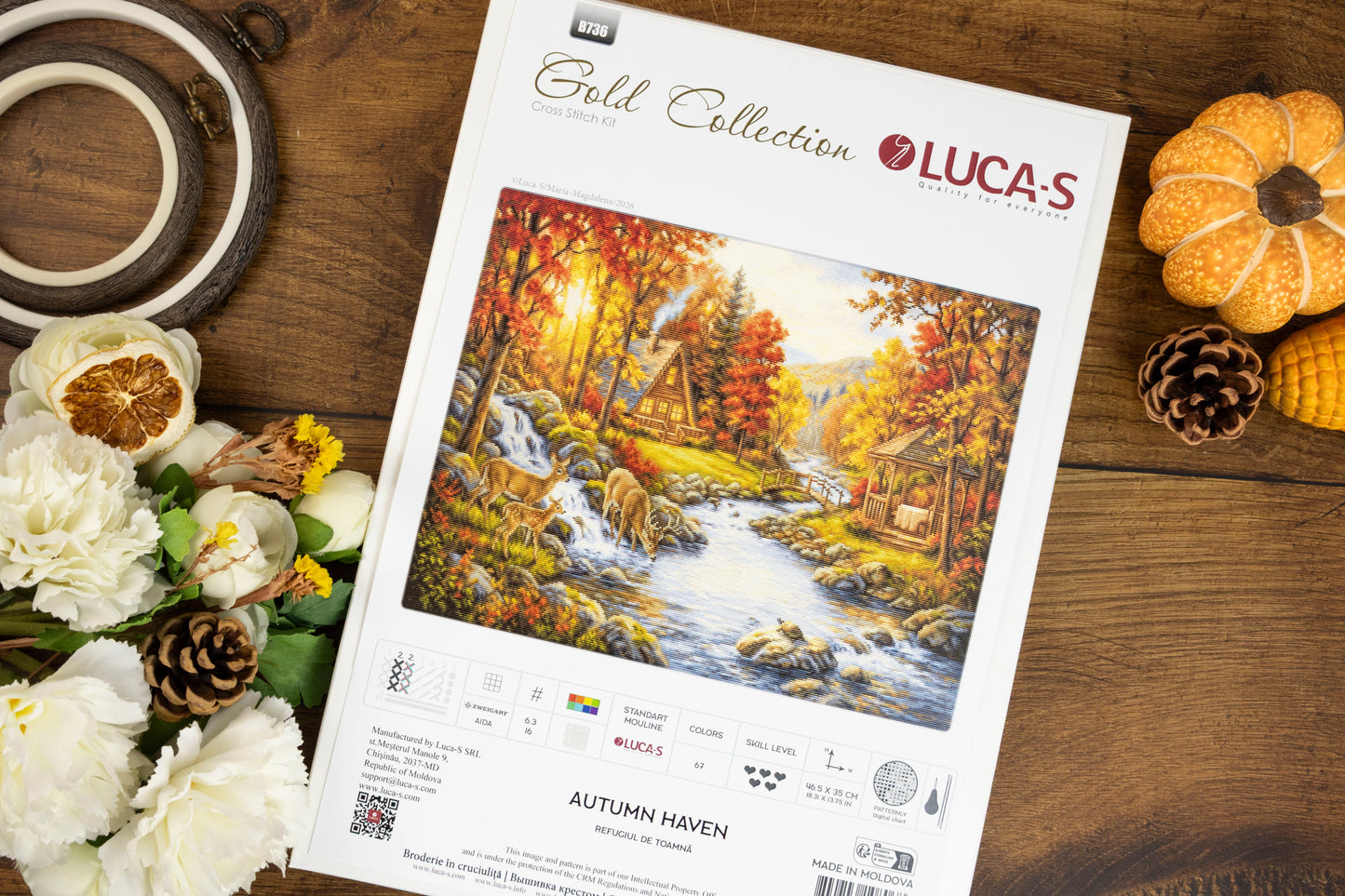 B736 Kit Punto Croce Luca-S GOLD – Autumn Haven
