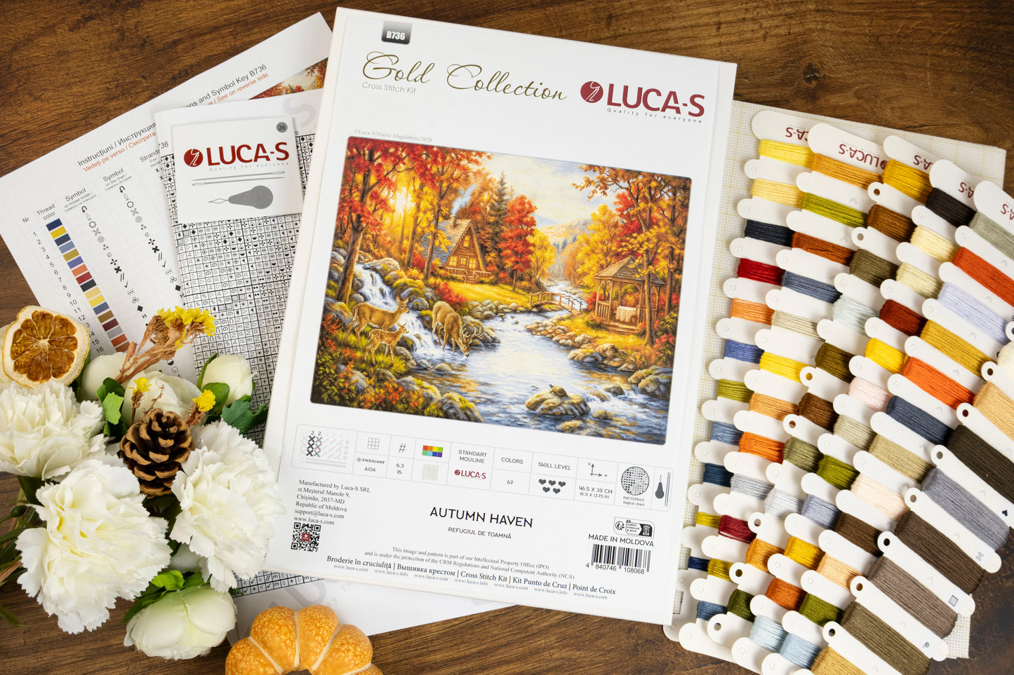 B736 Kit Punto Croce Luca-S GOLD – Autumn Haven
