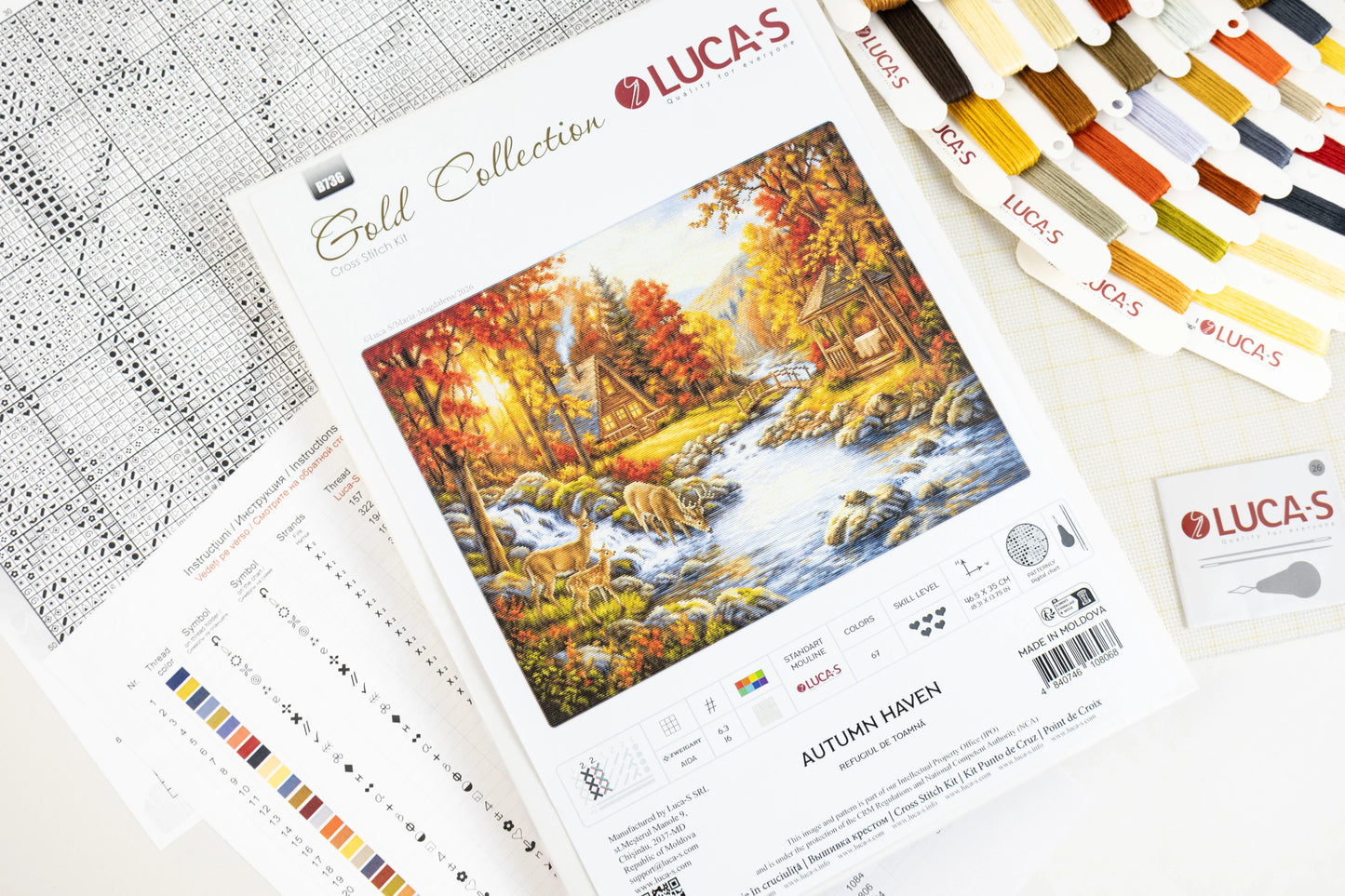 B736 Kit Punto Croce Luca-S GOLD – Autumn Haven