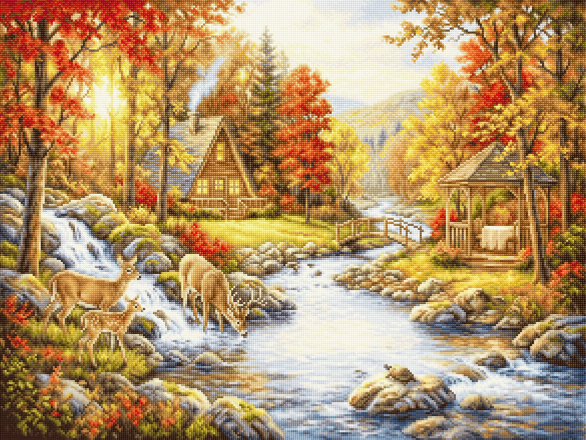B736 Kit Punto Croce Luca-S GOLD – Autumn Haven