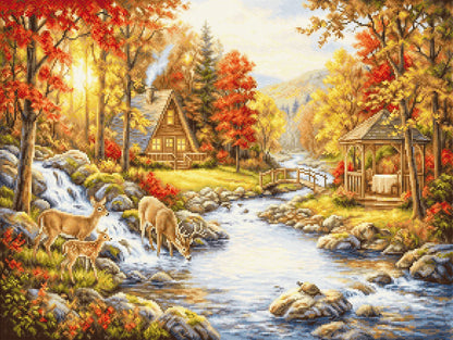 B736 Kit Punto Croce Luca-S GOLD – Autumn Haven