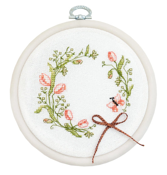 Cross Stitch Kit with Hoop Included Luca-S - Spring hum, BC109