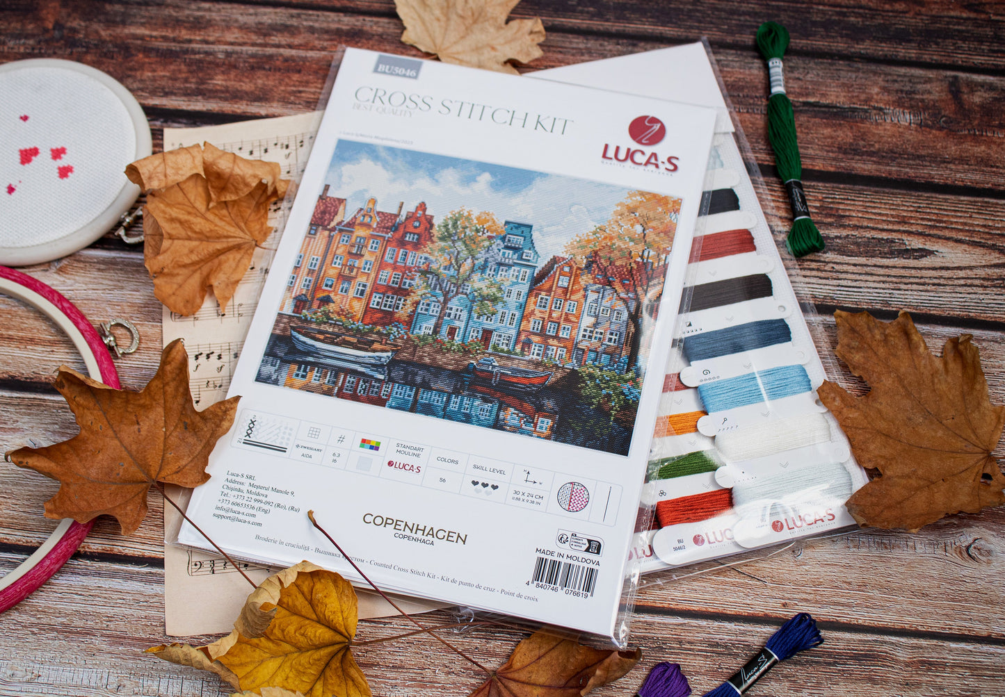 Cross Stitch Kit Luca-S - Copenhagen, BU5046