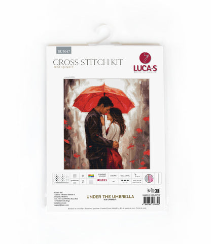 Kit punto croce Luca-S - Sotto l'ombrello, BU5047