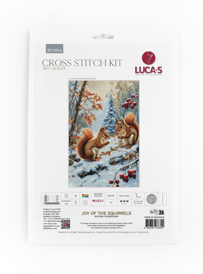 Kit Punto Croce Luca-S - Gioia degli Scoiattoli, BU5064