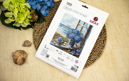 Confezione del kit punto croce Luca-S BU5065 Vista sul Mare