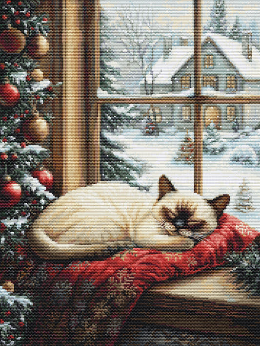 Kit punto croce Luca-S - Il sonno invernale, BU5074