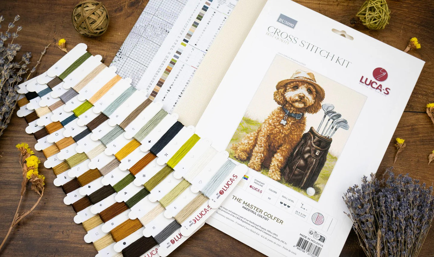 Kit punto croce Luca-S - Il maestro golfista, BU5090