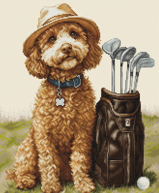 Kit punto croce Luca-S - Il maestro golfista, BU5090
