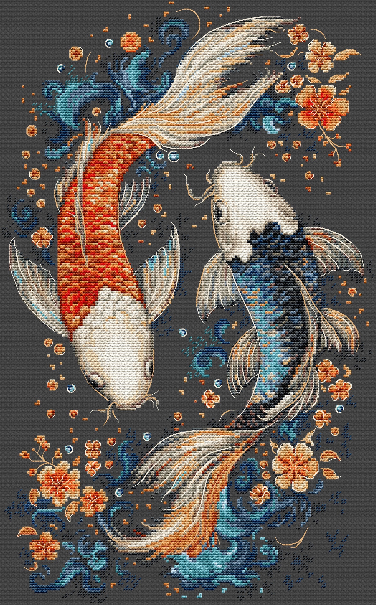 Cross Stitch Kit Luca-S - Two Magic Fish BU5091