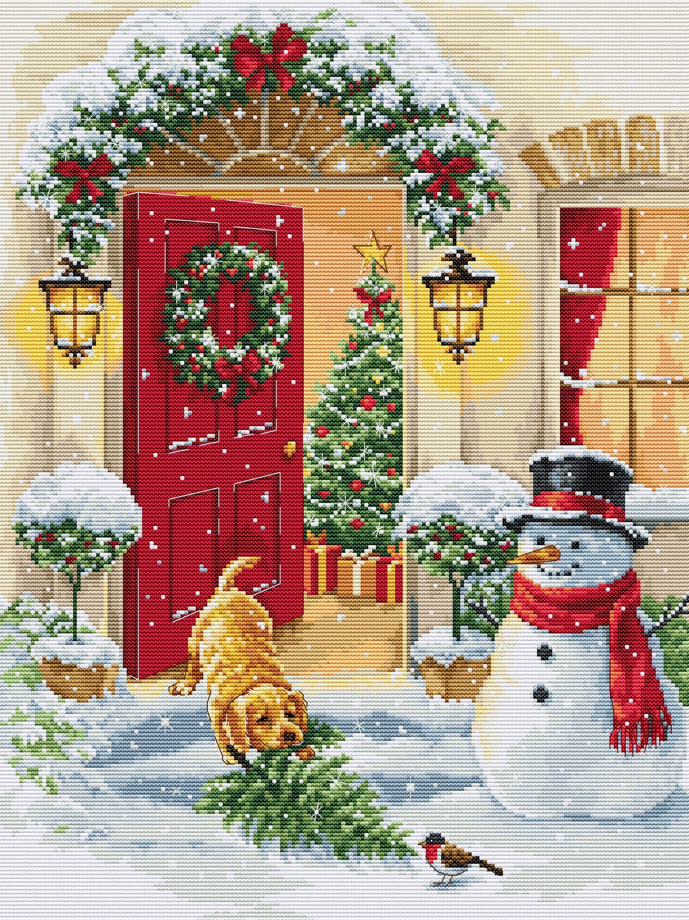 Cross Stitch Kit Luca-S - Puppy Joy, BU5097