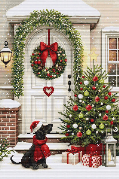 Kit punto croce Luca-S - Aspettando Natale, BU5099