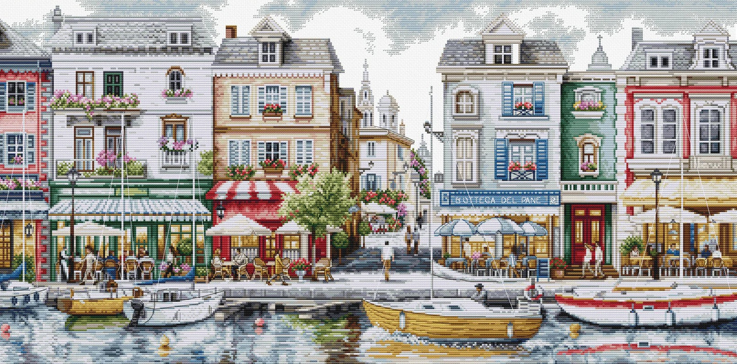Cross Stitch Kit Luca-S - Quayside, BU5103
