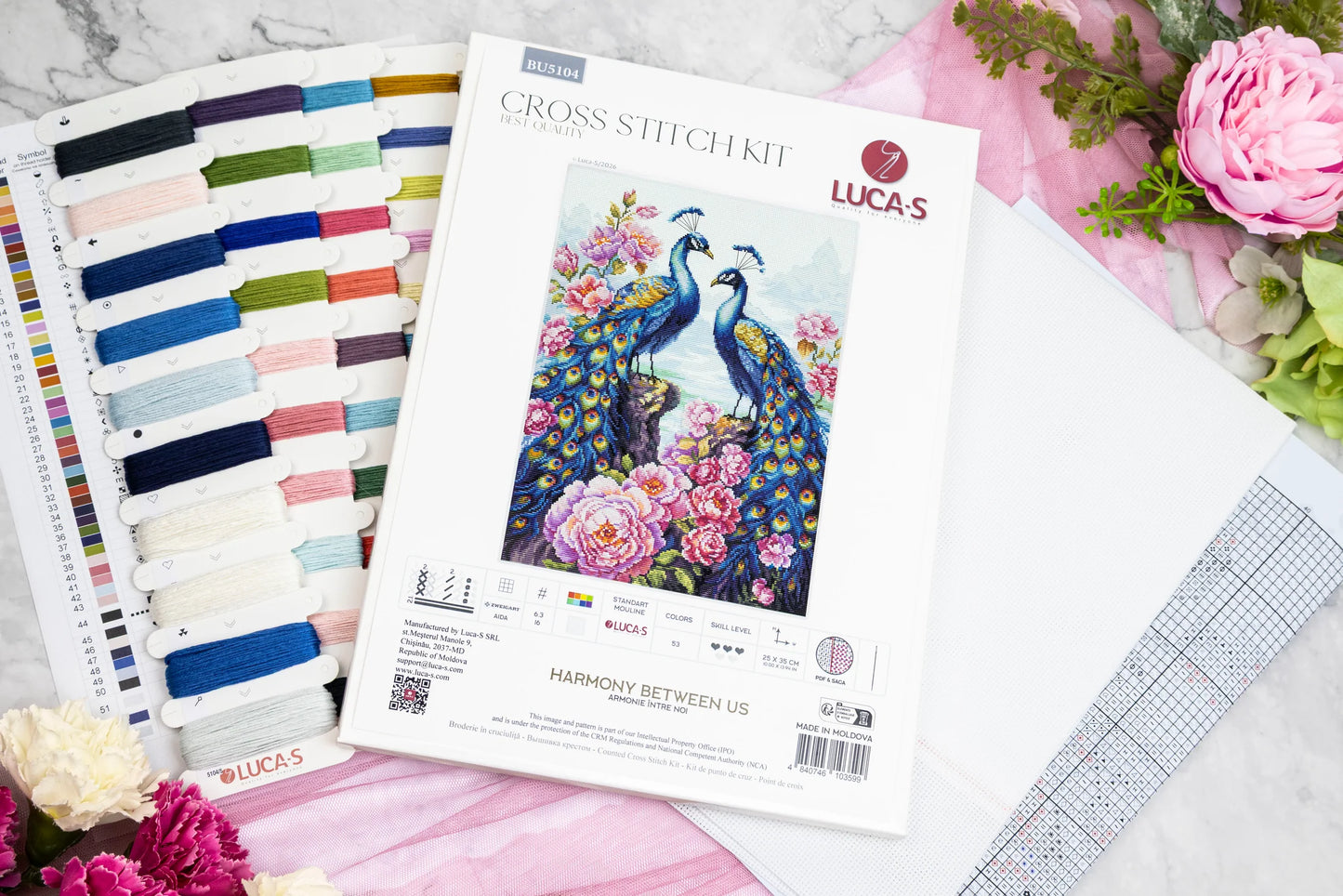 Kit punto croce Luca-S - Armonia tra noi, BU5104 