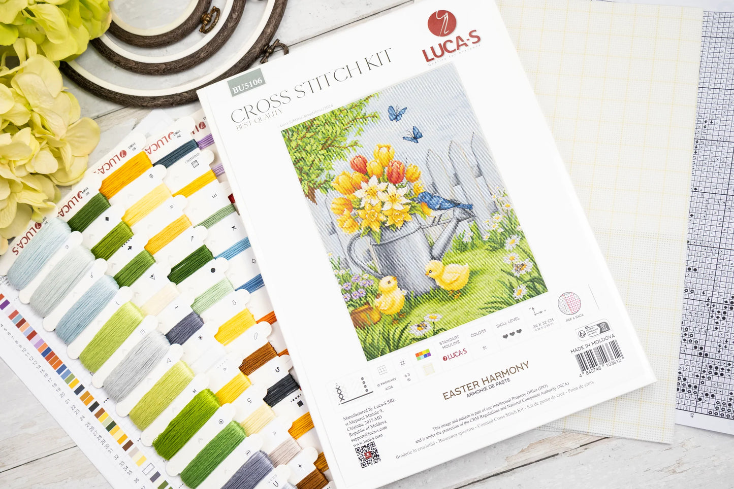 Cross Stitch Kit Luca-S - Easter Harmony, BU5106