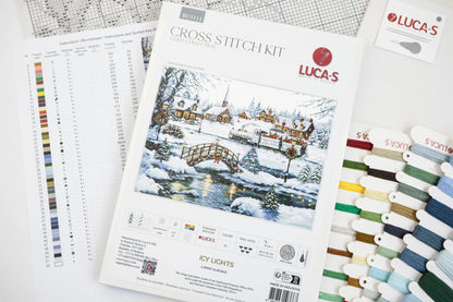 BU5111 Kit punto croce Luca-S – Luci di Ghiaccio