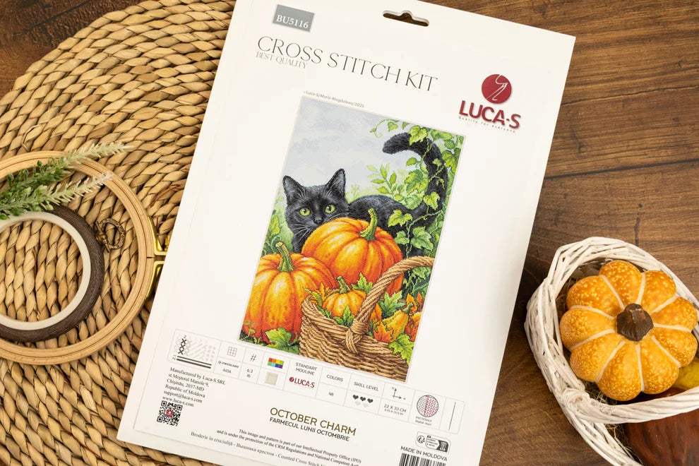 Confezione kit punto croce Luca-S BU5116 Fascino d’Ottobre