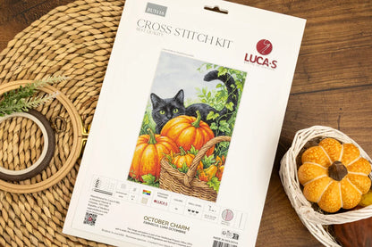 Confezione kit punto croce Luca-S BU5116 Fascino d’Ottobre