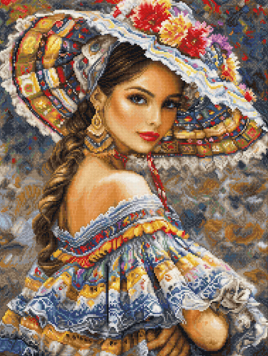 Cross Stitch Kit Luca-S GOLD - The Mexican Fest, B706