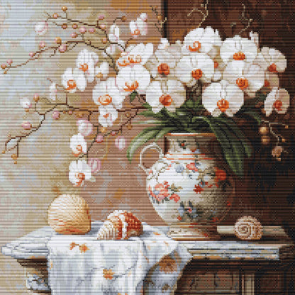 Kit Petit Point Luca-S GOLD - L'eleganza dell'Orchidea, G714