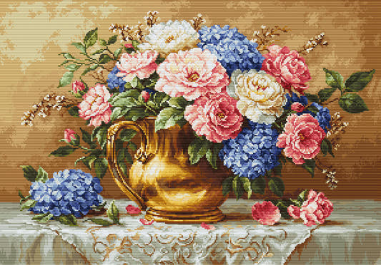 Kit Petit Point Luca-S GOLD - Golden Bloom, G723