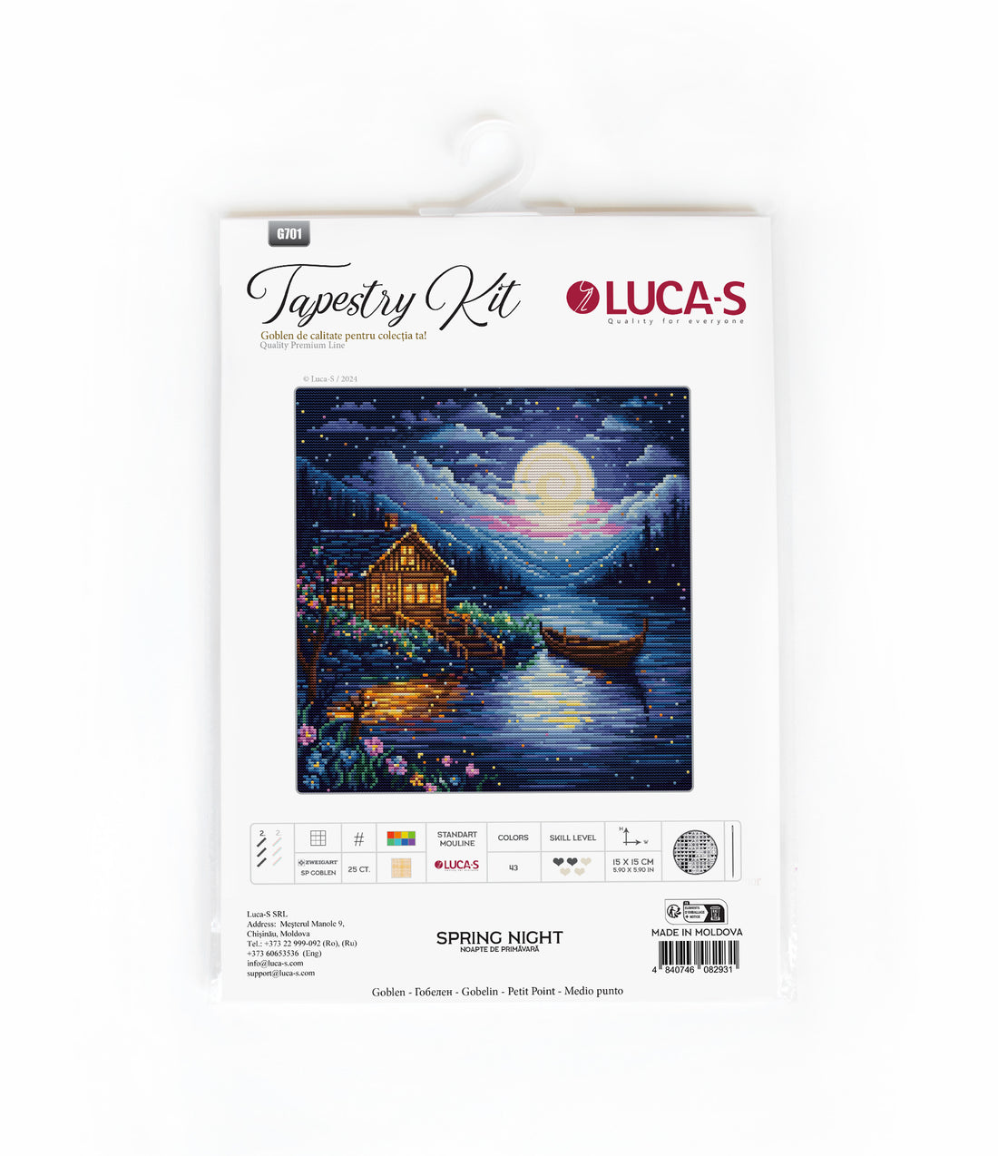 Kit Petit Point Luca-S - Notte di Primavera, G701