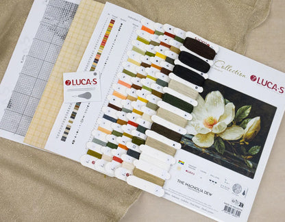 Kit Petit Point Luca-S GOLD - La Rosée de Magnolia, G713