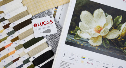 Kit Petit Point Luca-S GOLD - La Rosée de Magnolia, G713