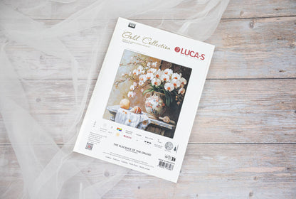 Kit Petit Point Luca-S GOLD - L'eleganza dell'Orchidea, G714
