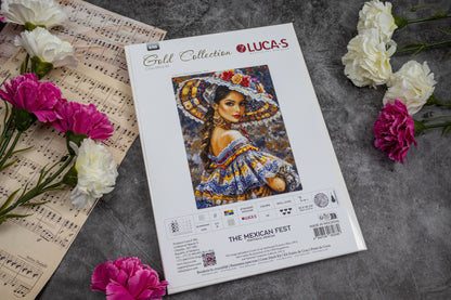 Kit punto croce Luca-S GOLD - La festa messicana, B706