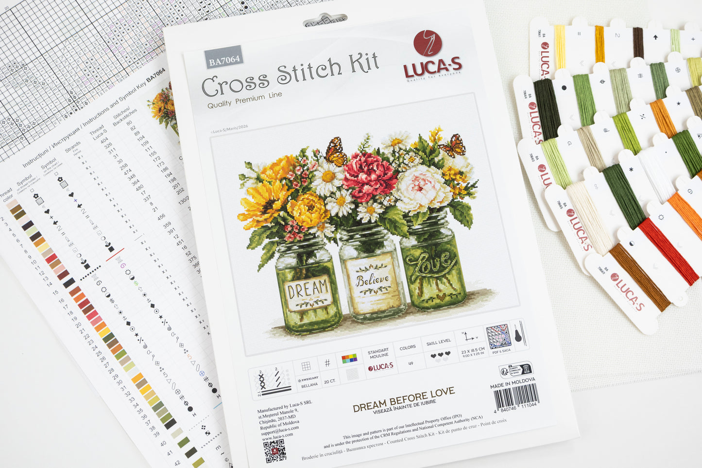 B7064 Kit punto croce Luca-S – Sogna prima dell’amore