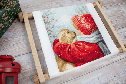 L8019 Kit punto croce Letistitch –  Abbracci di Natale