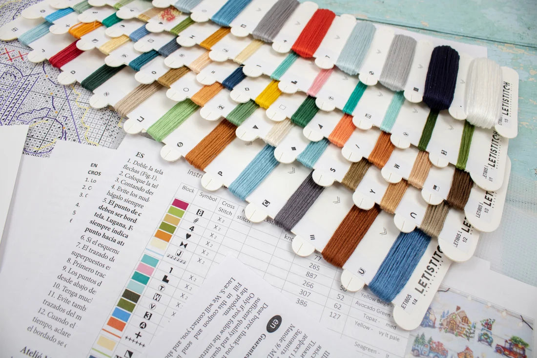 L8051 Letistitch – filati Anchor e schema di ricamo
