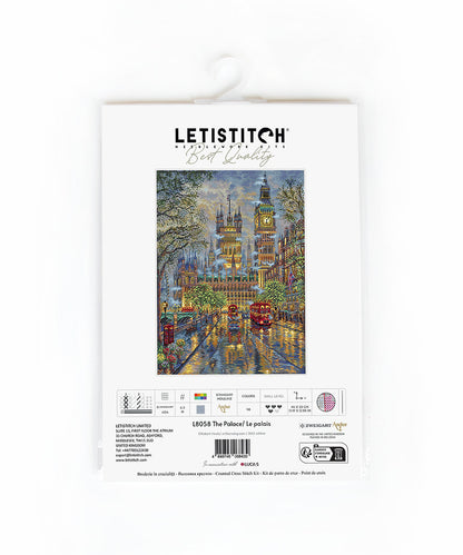 Kit de point de croix LetiStitch - L8058 Le Palais