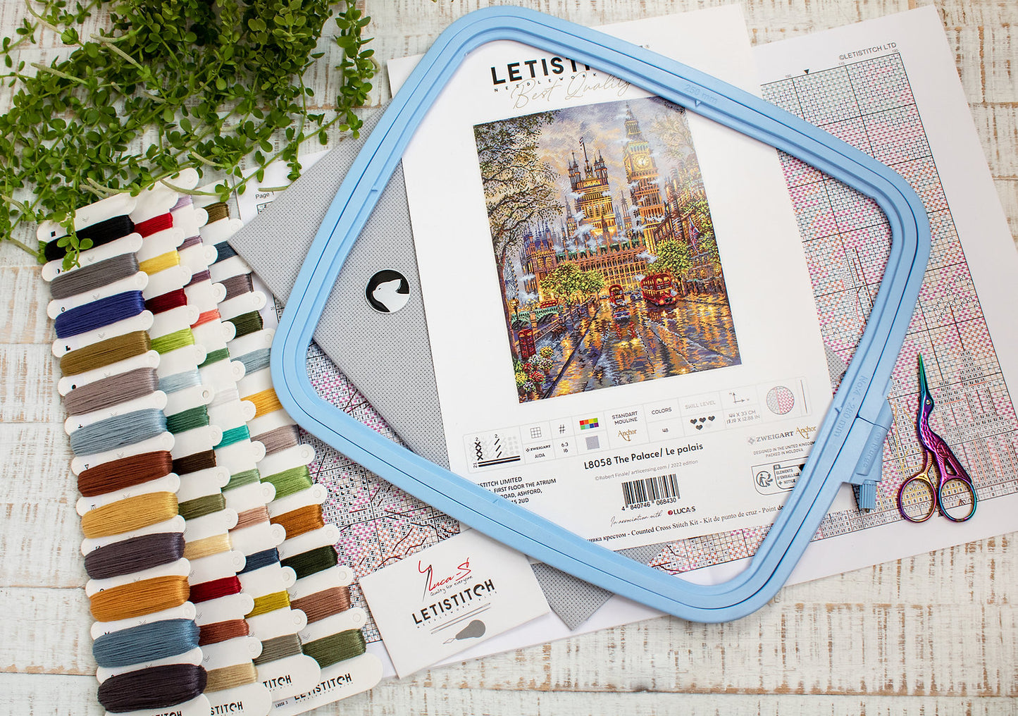 Kit punto croce LetiStitch - Tramonto sulla 5th Avenue, L8025