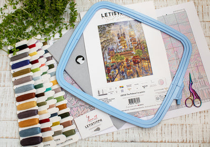Kit de point de croix LetiStitch - L8058 Le Palais