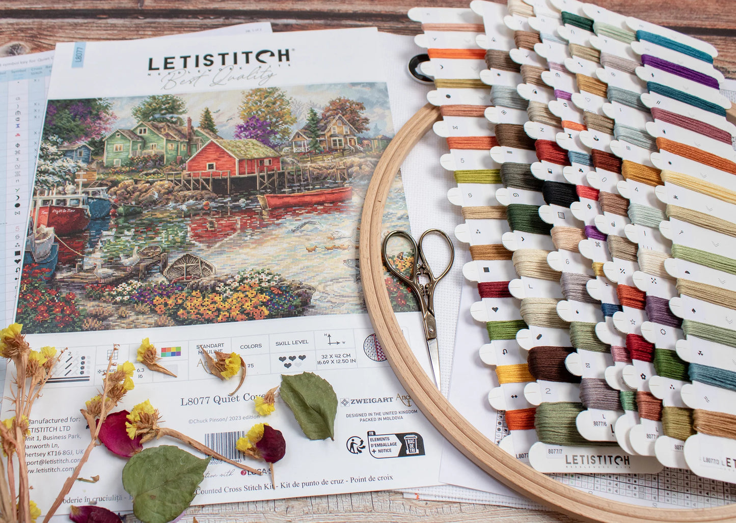L8077 Kit punto croce Letistitch –  Baia tranquilla