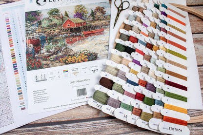 L8077 Kit punto croce Letistitch – Baia tranquilla