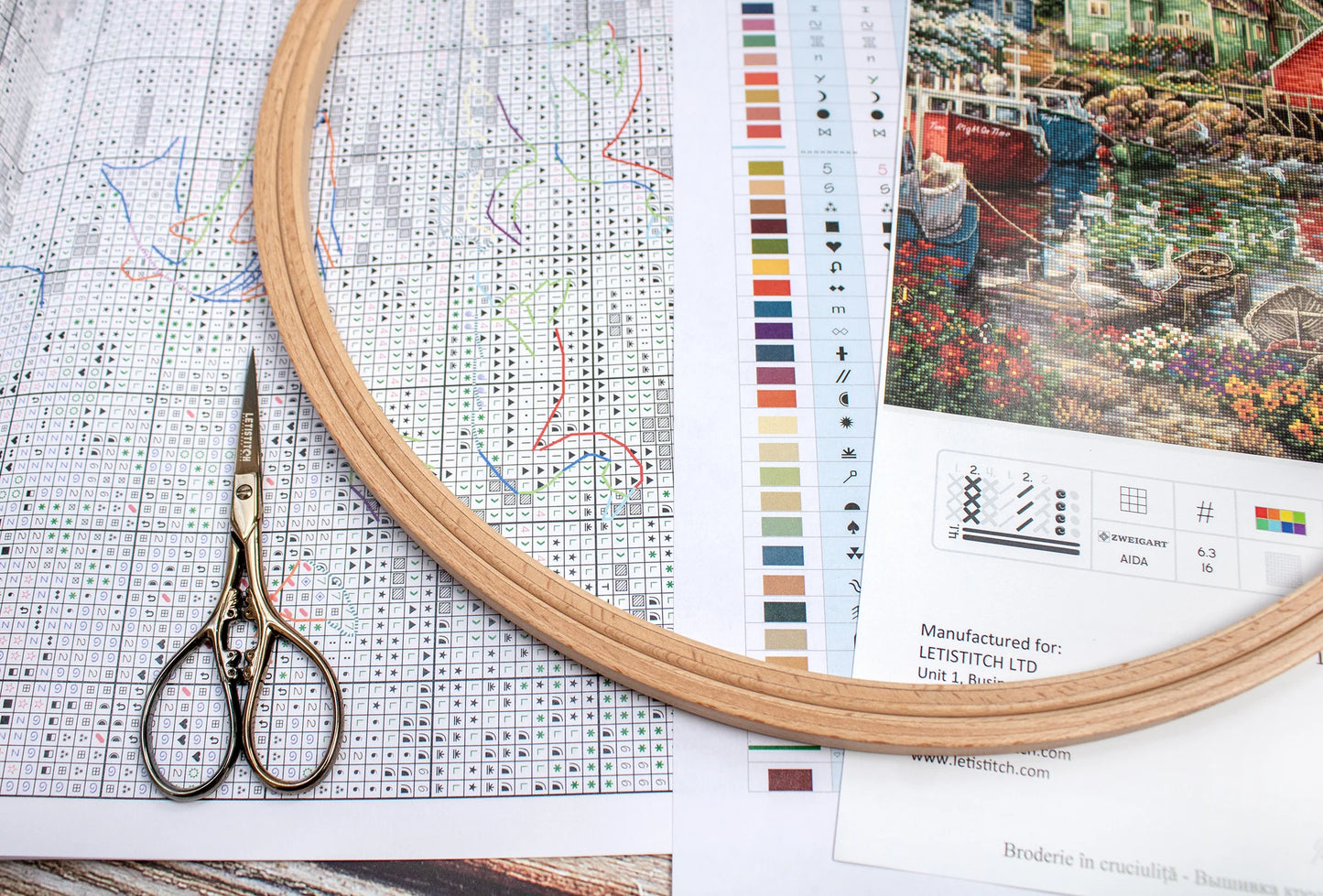 L8077 Kit punto croce Letistitch –  Baia tranquilla
