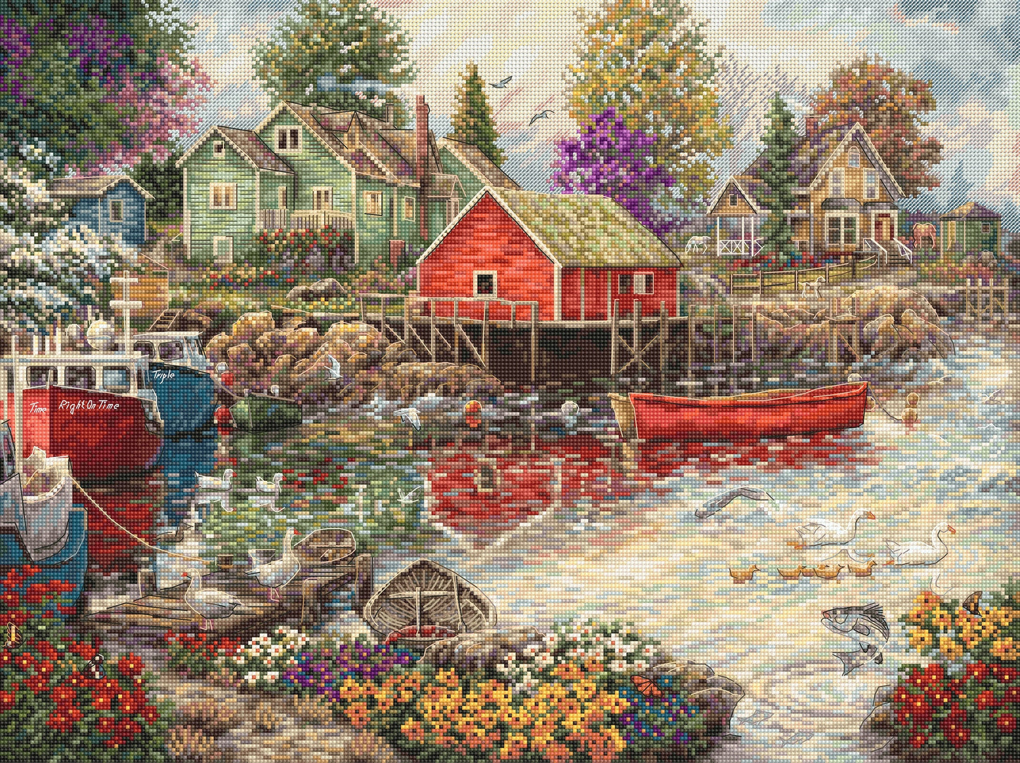 L8077 Kit punto croce Letistitch –  Baia tranquilla