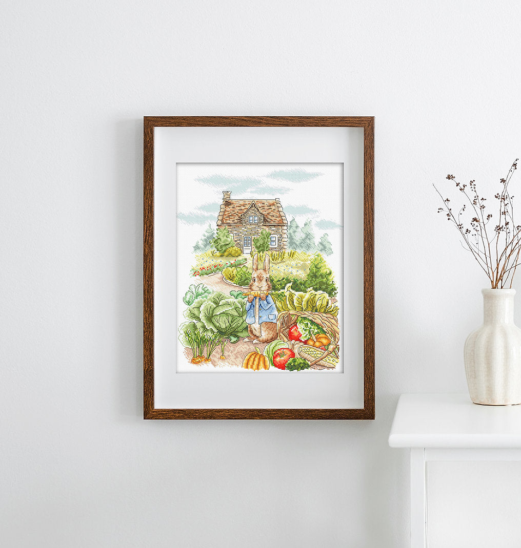 Cross Stitch Kit LetiStitch - Summer Harvest / Récolte d'été, L8088