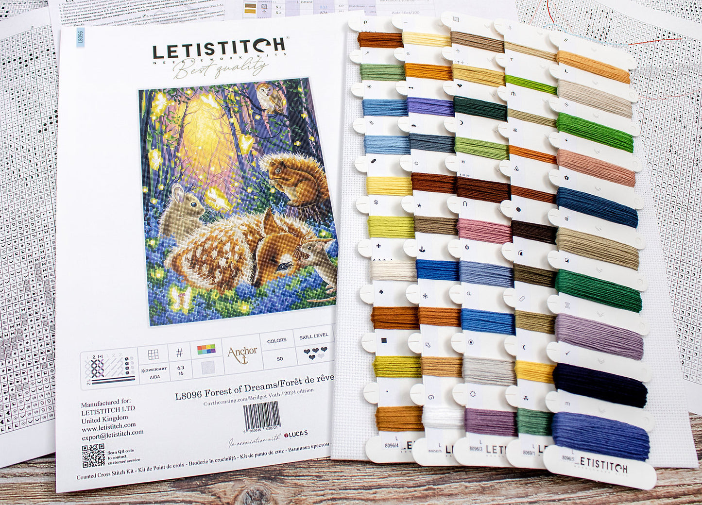 Cross Stitch Kit LetiStitch  - Forest of Dreams, L8096