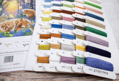 Kit de point de croix LetiStitch – Forêt des rêves, L8096