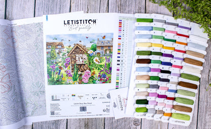 Kit de point de croix LetiStitch – Hôtel Busy Bee, L8104