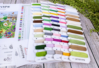 Kit de point de croix LetiStitch – Hôtel Busy Bee, L8104