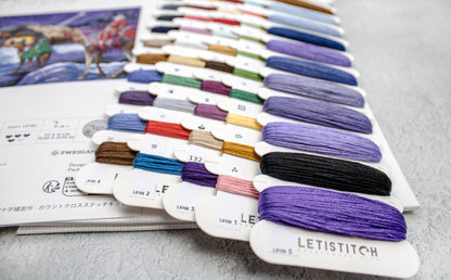 Kit de point de croix LetiStitch – Rois mages, L8108