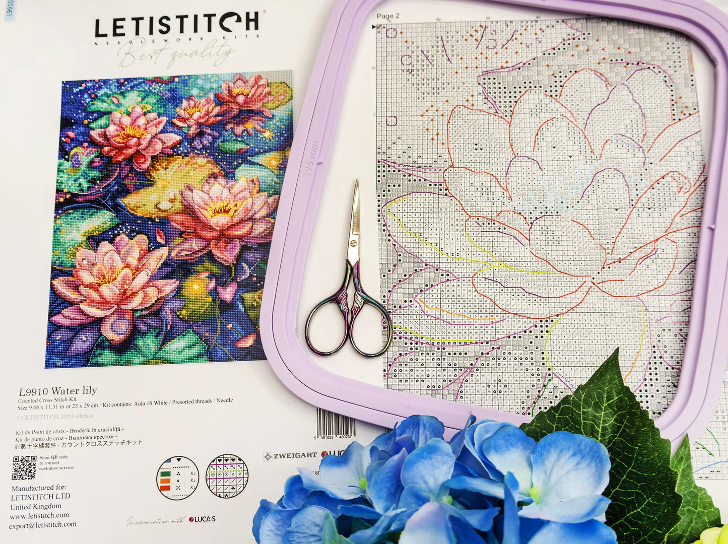 L9910 LetiStitch - Water lily